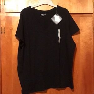 Black V-neck